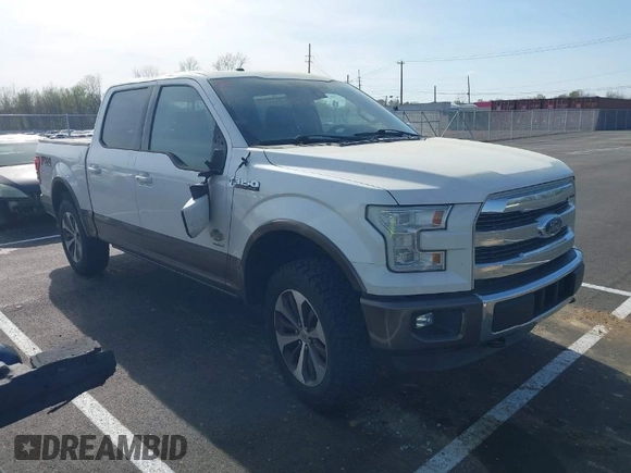 2015 Ford F-150 XLT with VIN 1FTEW1EGXFFB56438, listed as a IAAI auction lot 41902217 with 200,823 mi miles. Bid and sale history available at carsss.com. Image 1.