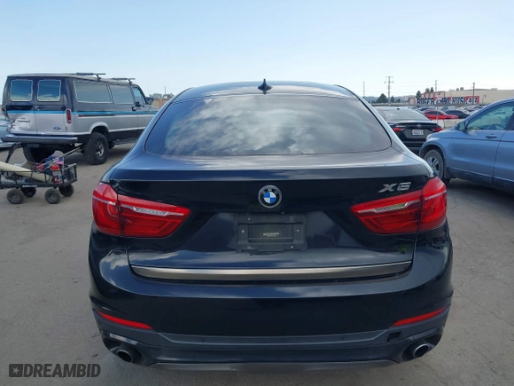 2016 BMW X6 xDrive35i with VIN 5UXKU2C50G0N83968, listed as a IAAI auction lot 41958971 with 70,738 mi miles. Bid and sale history available at carsss.com. Image 16.