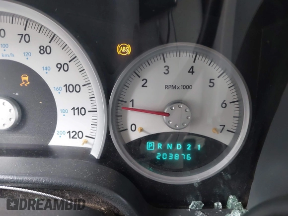 2008 Dodge Durango SLT with VIN 1D8HB48N38F135424, listed as a IAAI auction lot 42361776 with 203,876 mi miles and . Bid and sale history available at DreamBid. Image 15.