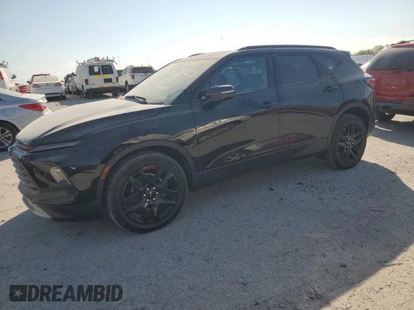 2023 Chevrolet Blazer LT with VIN 3GNKBDRS7PS221300, listed as a Copart auction lot 71954934 with 8,737 mi miles and Salvage title. Bid and sale history available at DreamBid. Image 1.