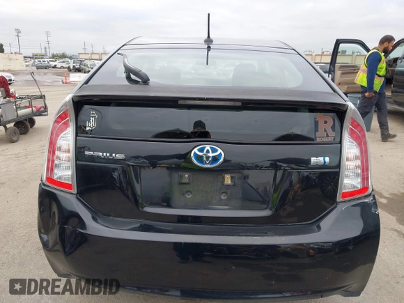 2012 Toyota Prius One with VIN JTDKN3DU9C5529639, listed as a IAAI auction lot 42075085 with 177,911 mi miles and . Bid and sale history available at carsss.com. Image 17.