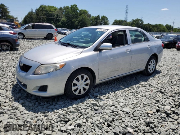2010 Toyota Corolla with VIN 2T1BU4EEXAC533795, listed as a Copart auction lot 61817185 with 93,322 mi miles and Salvage title. Bid and sale history available at DreamBid. Image 1.