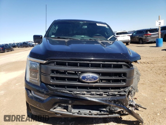 2022 Ford F-150 XL with VIN 1FTFW1E80NKD37115, listed as a Copart auction lot 48142325 with 139,735 mi miles and Salvage Title. Bid and sale history available at DreamBid. Image 5.