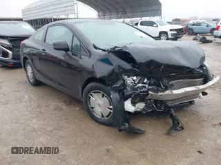 2013 Honda Civic Cpe LX with VIN 2HGFG3B54DH520527, listed as a IAAI auction lot 41419948 with 243,504 mi miles. Bid and sale history available at carsss.com. Image 1.