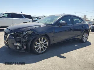 2014 Mazda 3 S Grand Touring with VIN JM1BM1M36E1204181, listed as a Copart auction lot 61208085 with 142,230 mi miles and Salvage title. Bid and sale history available at DreamBid. Image 1.