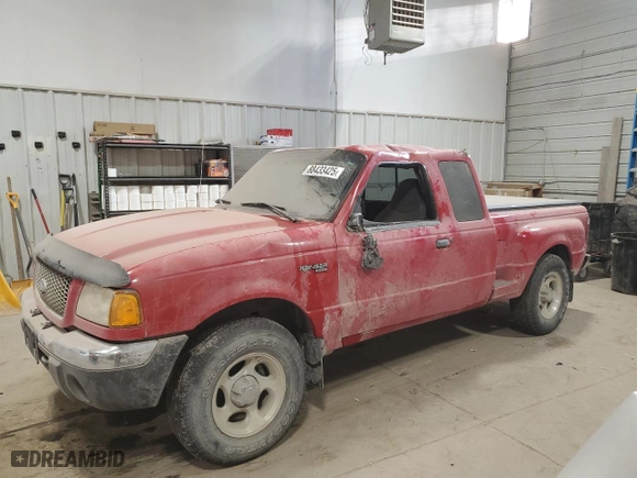 2001 Ford Ranger XL Fleet with VIN 1FTZR15U71PA36176, listed as a Copart auction lot 88433425 with 157,764 mi miles and Salvage Title. Bid and sale history available at carsss.com. Image 1.