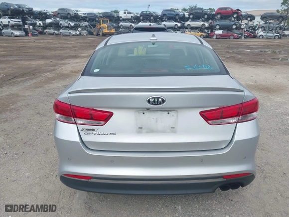 2018 Kia Optima LX with VIN 5XXGT4L35JG186427, listed as a IAAI auction lot 41988613 with 39,456 mi miles. Bid and sale history available at carsss.com. Image 16.
