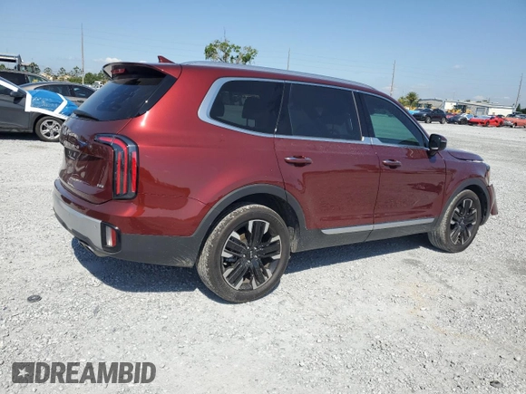 2023 Kia Telluride SX с VIN 5XYP5DGC0PG389623, выставлен на аукционе Copart как лот 52812025 с пробегом 33 391 миль миль и На запчасти • Non repairable. История ставок и продаж доступна на DreamBid. Изображение 3.