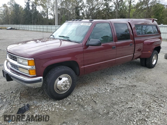 1996 Chevrolet Silverado 3500 z VIN 1GCHC33J4TF013660, wystawiony jako Copart lot #49332785 z przebiegiem 104 424 mil mil oraz Czysty tytuł • Clean title. Historia ofert i sprzedaży dostępna na DreamBid. Obrazek 1.