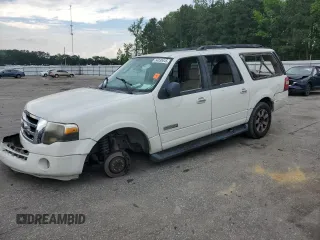 2008 Ford Expedition Max SSV with VIN 1FMFK165X8LA67501, listed as a Copart auction lot 54390045 with 282,006 mi miles and Salvage title. Bid and sale history available at DreamBid. Image 1.
