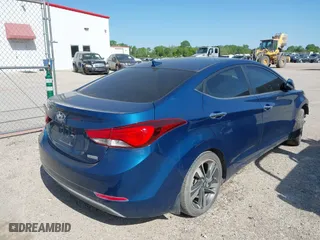 2014 Hyundai Elantra SE with VIN KMHDH4AEXEU122503, listed as a IAAI auction lot 42023525 with 1 mi miles. Bid and sale history available at carsss.com. Image 4.
