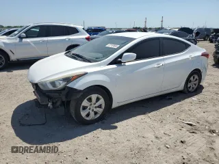 2016 Hyundai Elantra SE with VIN 5NPDH4AE0GH750961, listed as a Copart auction lot 52159865 with 150,489 mi miles and Salvage Title. Bid and sale history available at DreamBid. Image 1.
