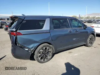 2022 Kia Carnival EX with VIN KNDNC5H32N6072329, listed as a Copart auction lot 77472514 with 25,909 mi miles and Salvage Title. Bid and sale history available at carsss.com. Image 3.