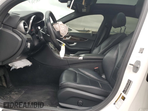 2018 Mercedes-Benz C with VIN WDDWF4JB1JR401947, listed as a Copart auction lot 48956665 with 93,467 mi miles and Salvage Title. Bid and sale history available at carsss.com. Image 7.