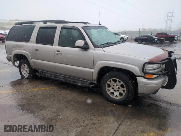 2004 Chevrolet Suburban Z71 z VIN 3GNFK16Z44G305168, wystawiony jako Copart lot #53900955 z przebiegiem 186 770 mil mil oraz Szkoda całkowita • Salvage title. Historia ofert i sprzedaży dostępna na DreamBid. Obrazek 4.
