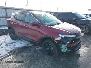 2025 Buick Encore GX Sport Touring with VIN KL4AMESL1SB027321, listed as a IAAI auction lot 41321975 with 3,723 mi miles and . Bid and sale history available at DreamBid. Image 1.