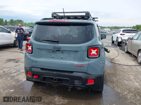 2016 Jeep Renegade Trailhawk with VIN ZACCJBCT3GPC87138, listed as a IAAI auction lot 42076346 with 102,156 mi miles and . Bid and sale history available at carsss.com. Image 16.