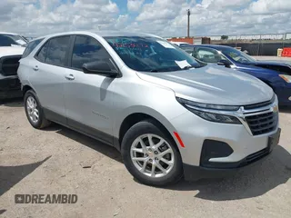 2022 Chevrolet Equinox LS with VIN 3GNAXHEV2NS192371, listed as a IAAI auction lot 42153072 with 54,274 mi miles and . Bid and sale history available at DreamBid. Image 1.