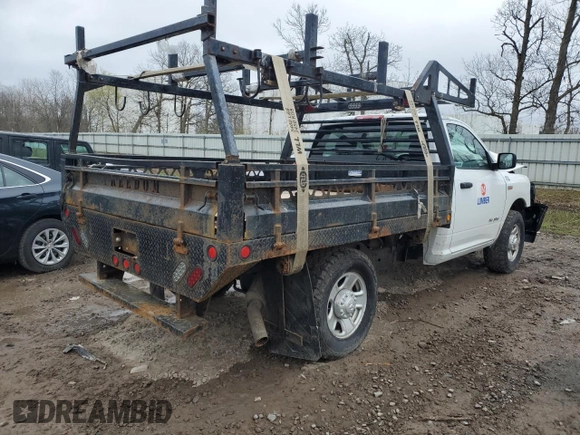 2020 Ram 2500 Tradesman with VIN 3C7WR4AJ2LG206518, listed as a Copart auction lot 50822904 with 0 mi miles and Salvage Title. Bid and sale history available at carsss.com. Image 3.