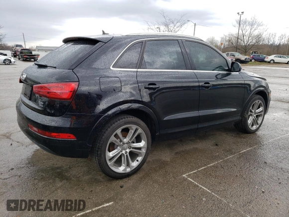 2017 Audi Q3 Premium Plus with VIN WA1JCCFS5HR007386, listed as a Copart auction lot 44959054 with 89,305 mi miles and Salvage title. Bid and sale history available at DreamBid. Image 3.