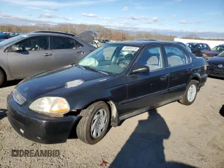 1997 Honda Civic EX with VIN 2HGEJ8641VH560917, listed as a Copart auction lot 83333374 with 112,889 mi miles and Clean Title. Bid and sale history available at carsss.com. Image 1.