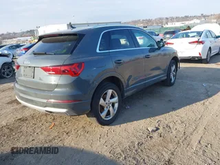 2020 Audi Q3 Premium with VIN WA1AECF37L1071150, listed as a IAAI auction lot 41698945 with 47,821 mi miles. Bid and sale history available at carsss.com. Image 4.
