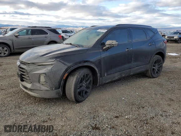 2020 Chevrolet Blazer LT with VIN 3GNKBJRS7LS695269, listed as a Copart auction lot 87037324 with 69,433 mi miles and Salvage title. Bid and sale history available at DreamBid. Image 1.