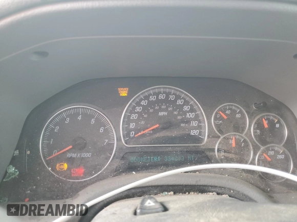 2004 GMC Envoy SLT with VIN 1GKDT13S342188670, listed as a Copart auction lot 59080825 with 334,233 mi miles and Salvage title. Bid and sale history available at DreamBid. Image 9.