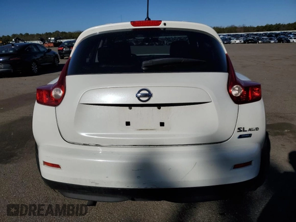 2014 Nissan Juke SL with VIN JN8AF5MV3ET355034, listed as a Copart auction lot 50761255 with 128,866 mi miles and Salvage title. Bid and sale history available at DreamBid. Image 6.