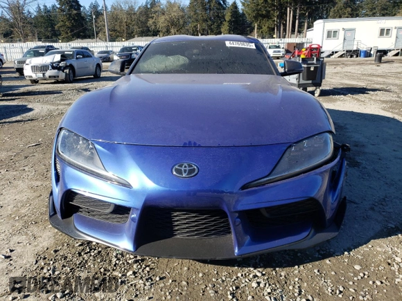 2024 Toyota Supra 3.0 with VIN WZ1DB0G08RW065269, listed as a Copart auction lot 44769835 with 3,465 mi miles and Salvage title. Bid and sale history available at DreamBid. Image 5.