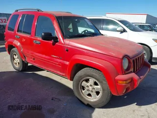 2002 Jeep Liberty Limited with VIN 1J4GK58K92W358445, listed as a IAAI auction lot 41798980 with 175,439 mi miles and . Bid and sale history available at DreamBid. Image 1.