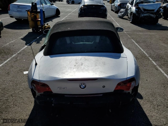 2008 BMW Z4 3.0i with VIN 4USBU33568LW73854, listed as a Copart auction lot 81831774 with NaN miles and Salvage Title. Bid and sale history available at carsss.com. Image 6.