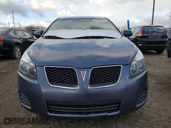 2009 Pontiac Vibe w/1SA with VIN 5Y2SP67829Z411959, listed as a Copart auction lot 43199474 with 134,217 mi miles and Salvage Title. Bid and sale history available at carsss.com. Image 5.