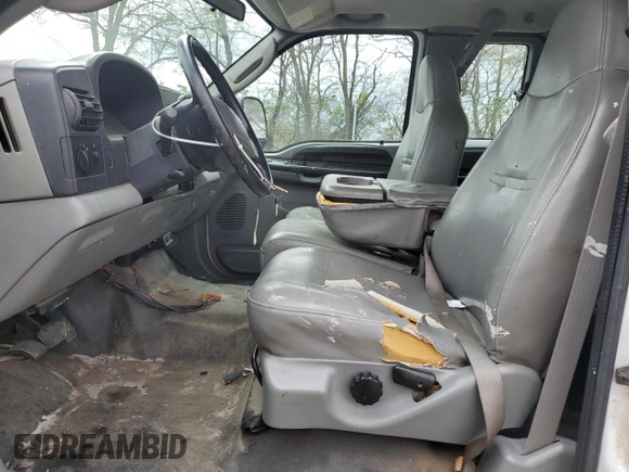 2006 Ford F-250 XL with VIN 1FTSX20506ED96521, listed as a Copart auction lot 53614185 with 105,180 mi miles and Clean title. Bid and sale history available at DreamBid. Image 7.