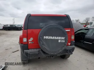 2006 Hummer H3 with VIN 5GTDN136368326659, listed as a Copart auction lot 80970214 with 197,305 mi miles and Salvage Title. Bid and sale history available at DreamBid. Image 6.