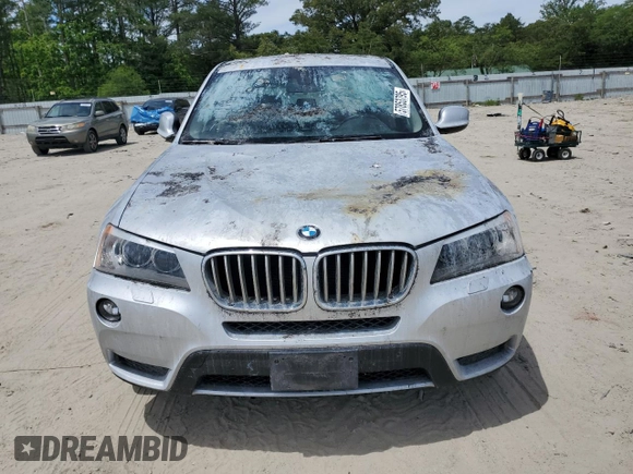 2014 BMW X3 xDrive35i z VIN 5UXWX7C54E0E82034, wystawiony jako Copart lot #57853795 z przebiegiem Nie podano mil oraz Szkoda całkowita • Salvage title. Historia ofert i sprzedaży dostępna na DreamBid. Obrazek 5.