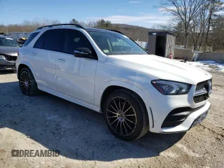 2020 Mercedes-Benz GLE 450 with VIN 4JGFB5KB1LA135630, listed as a Copart auction lot 47074585 with 89,036 mi miles and Salvage title. Bid and sale history available at DreamBid. Image 4.