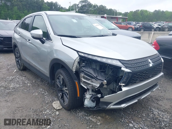 2024 Mitsubishi Eclipse Cross SE with VIN JA4ATWAA2RZ043201, listed as a IAAI auction lot 42103586 with 24,968 mi miles and . Bid and sale history available at DreamBid. Image 1.