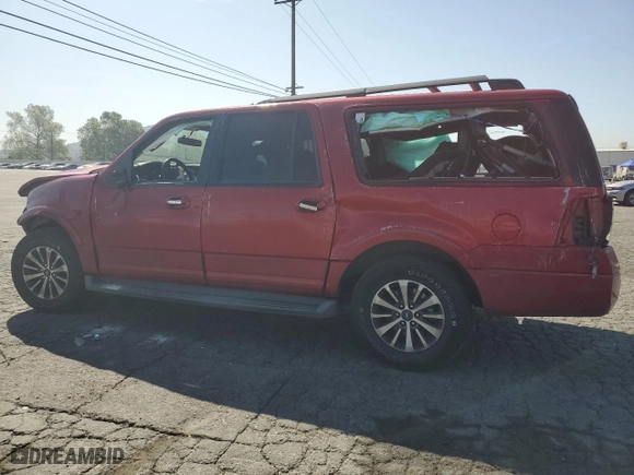 2017 Ford Expedition EL XLT with VIN 1FMJK1HT9HEA33558, listed as a Copart auction lot 51840495 with 143,971 mi miles and Salvage Title. Bid and sale history available at carsss.com. Image 2.