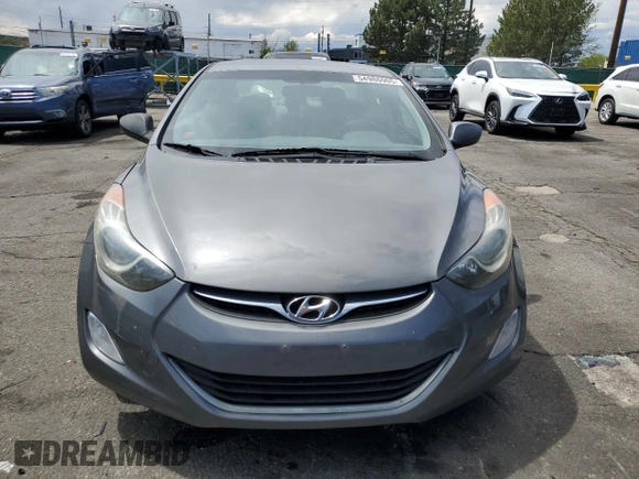 2013 Hyundai Elantra GLS with VIN 5NPDH4AE9DH201822, listed as a Copart auction lot 54986905 with 103,351 mi miles and Salvage title. Bid and sale history available at DreamBid. Image 5.