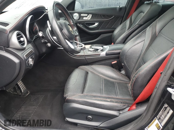 2016 Mercedes-Benz C 450 AMG with VIN 55SWF6EBXGU141562, listed as a Copart auction lot 52255705 with Not Provided miles and Clean Title. Bid and sale history available at carsss.com. Image 7.