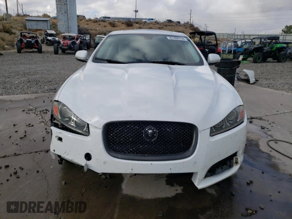 2013 Jaguar XF V6 SC with VIN SAJWJ0EFXD8S80460, listed as a Copart auction lot 81406734 with 122,972 mi miles and Salvage Title. Bid and sale history available at carsss.com. Image 5.