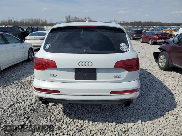 2014 Audi Q7 3.0T Premium Plus with VIN WA1LGAFE3ED019282, listed as a Copart auction lot 53940175 with 98,451 mi miles and Clean Title. Bid and sale history available at carsss.com. Image 6.