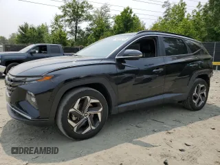 2022 Hyundai Tucson Limited with VIN 5NMJECAE1NH109253, listed as a Copart auction lot 59331215 with 72,500 mi miles and Salvage title. Bid and sale history available at DreamBid. Image 1.