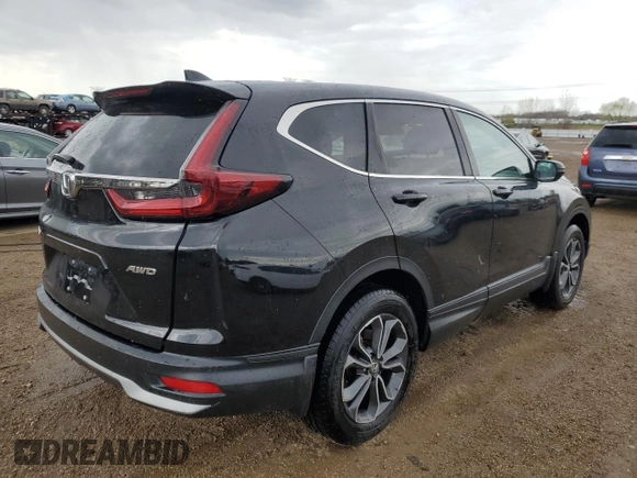 2021 Honda CR-V EX-L с VIN 5J6RW2H8XML007077, выставлен на аукционе Copart как лот 54188545 с пробегом 57 255 миль миль и Списание • Salvage title. История ставок и продаж доступна на DreamBid. Изображение 3.
