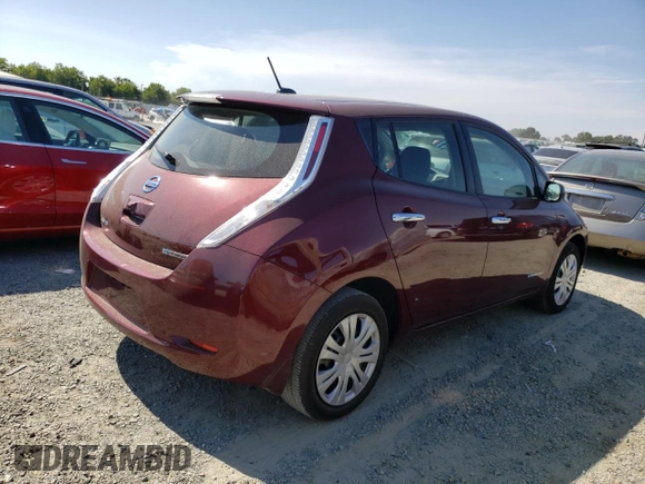 2017 Nissan LEAF SL with VIN 1N4BZ0CPXHC307411, listed as a Copart auction lot 57382653 with 48,872 mi miles. Bid and sale history available at carsss.com. Image 3.