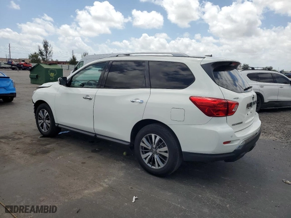 2017 Nissan Pathfinder SV with VIN 5N1DR2MN5HC633379, listed as a Copart auction lot 54587415 with 96,826 mi miles and Salvage Title. Bid and sale history available at carsss.com. Image 2.