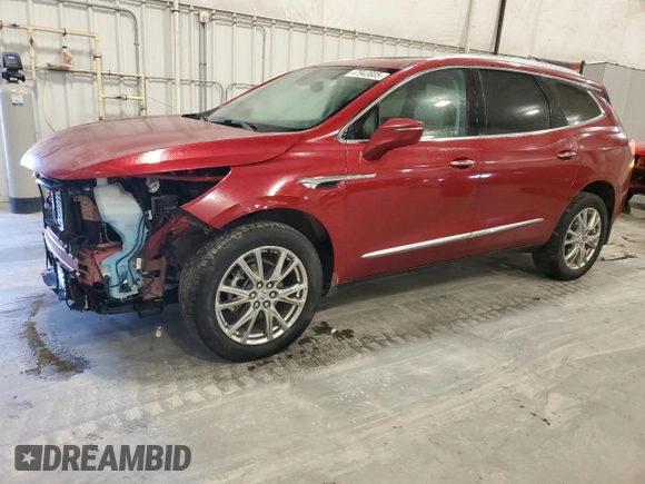 2023 Buick Enclave Essence with VIN 5GAEVAKW8PJ110217, listed as a Copart auction lot 47943805 with 38,700 mi miles and Salvage Title. Bid and sale history available at carsss.com. Image 1.