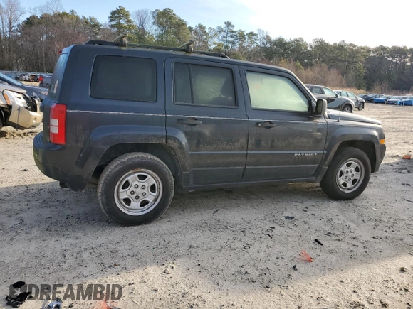 2014 Jeep Patriot Sport z VIN 1C4NJPBA9ED522370, wystawiony jako Copart lot #47195645 z przebiegiem Nie podano mil oraz Czysty tytuł • Clean title. Historia ofert i sprzedaży dostępna na DreamBid. Obrazek 3.