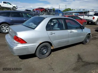 2002 Mitsubishi Lancer ES with VIN JA3AJ26E72U070346, listed as a Copart auction lot 70280254 with 168,260 mi miles and Salvage Title. Bid and sale history available at carsss.com. Image 3.